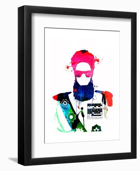 Dictator Watercolor 2-Lora Feldman-Framed Art Print