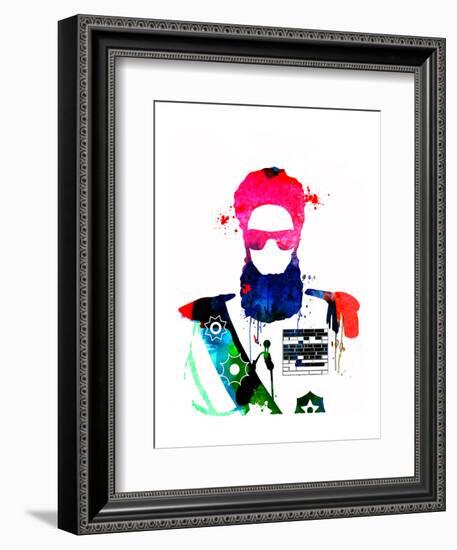 Dictator Watercolor 2-Lora Feldman-Framed Art Print