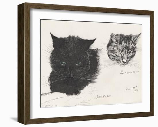 Diddybigface and Colliebeastie, 1996-Vincent Alexander Booth-Framed Giclee Print