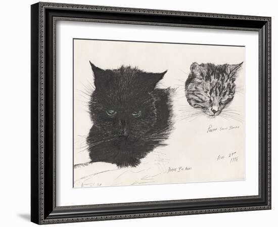Diddybigface and Colliebeastie, 1996-Vincent Alexander Booth-Framed Giclee Print