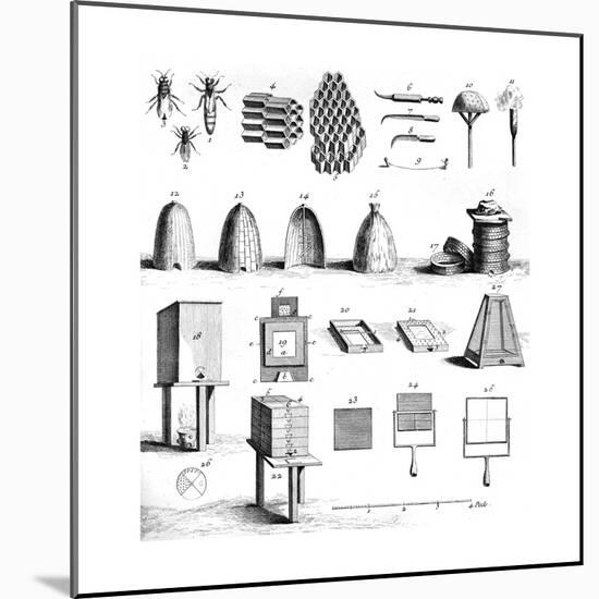 Diderot Hives-null-Mounted Giclee Print