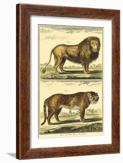 Diderot's Lion and Tiger-Denis Diderot-Framed Art Print