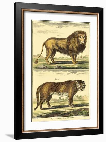 Diderot's Lion and Tiger-Denis Diderot-Framed Art Print