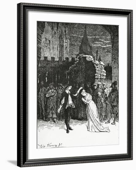 Didier Bids Farewell to Marion De Lorme,19th Century-null-Framed Giclee Print