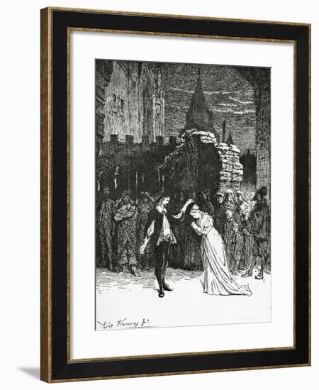 Didier Bids Farewell to Marion De Lorme,19th Century-null-Framed Giclee Print