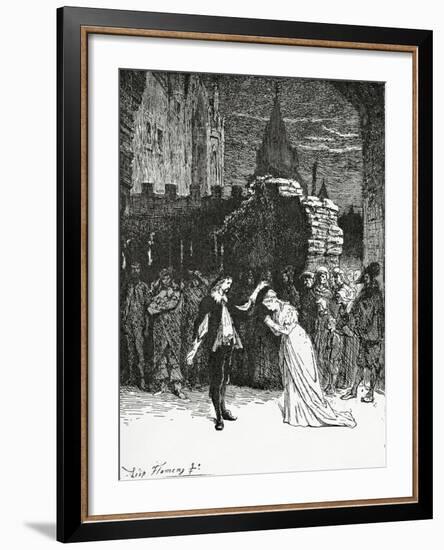 Didier Bids Farewell to Marion De Lorme,19th Century-null-Framed Giclee Print