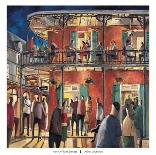 New Orleans Streets-Didier Lourenco-Framed Art Print