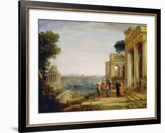 Dido and Aeneas, 1675/1676-Claude Lorraine-Framed Giclee Print