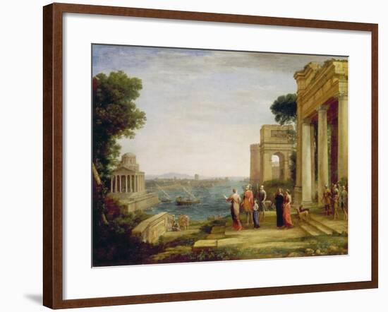 Dido and Aeneas, 1675/1676-Claude Lorraine-Framed Giclee Print