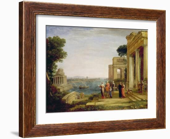 Dido and Aeneas, 1675/1676-Claude Lorraine-Framed Giclee Print