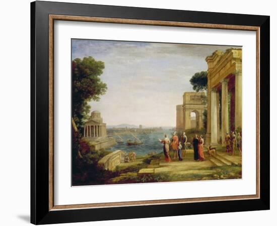 Dido and Aeneas, 1675/1676-Claude Lorraine-Framed Giclee Print