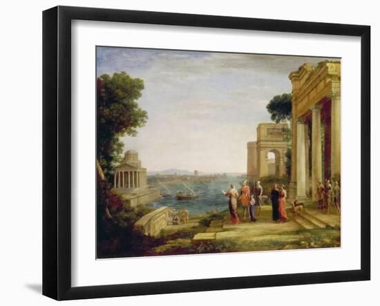 Dido and Aeneas, 1675/1676-Claude Lorraine-Framed Giclee Print