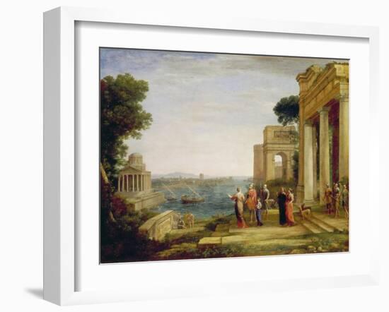 Dido and Aeneas, 1675/1676-Claude Lorraine-Framed Giclee Print