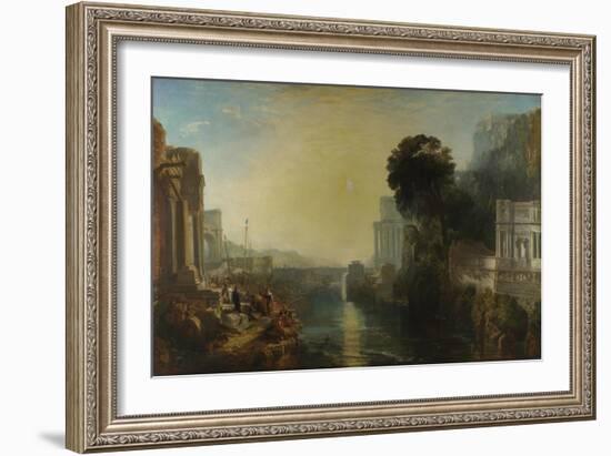 Dido Building Carthage (The Rise of the Carthaginian Empire), 1815-JMW Turner-Framed Giclee Print