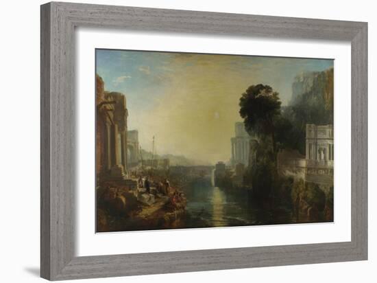 Dido Building Carthage (The Rise of the Carthaginian Empire), 1815-JMW Turner-Framed Giclee Print