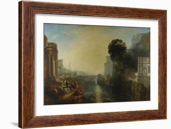 Dido Building Carthage (The Rise of the Carthaginian Empire), 1815-JMW Turner-Framed Giclee Print