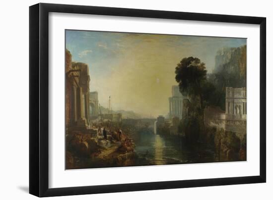 Dido Building Carthage (The Rise of the Carthaginian Empire), 1815-JMW Turner-Framed Giclee Print