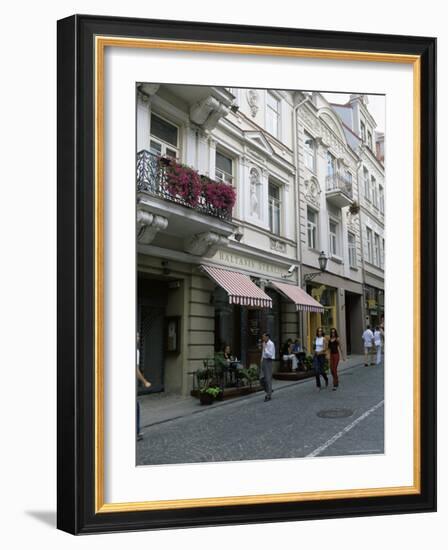 Didzioji Gatve (Main Street), Old City, Vilnius, Lithuania, Baltic States-Yadid Levy-Framed Photographic Print