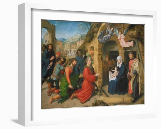 Die Anbetung Der Koenige-Gerard David-Framed Giclee Print