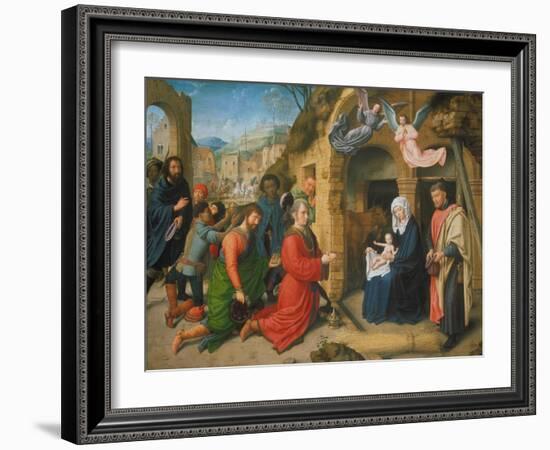 Die Anbetung Der Koenige-Gerard David-Framed Giclee Print