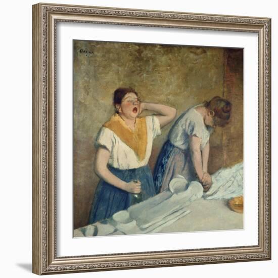 Die Bueglerinnen, um 1882-Edgar Degas-Framed Giclee Print