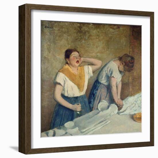 Die Bueglerinnen, um 1882-Edgar Degas-Framed Giclee Print