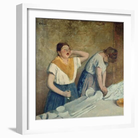 Die Bueglerinnen, um 1882-Edgar Degas-Framed Giclee Print