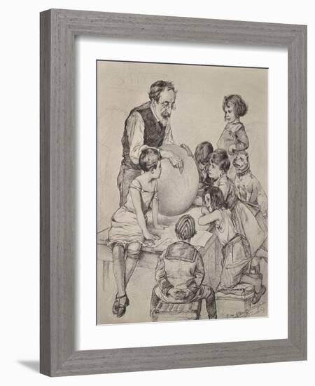 Die Circusschule (The Circus School)-null-Framed Giclee Print