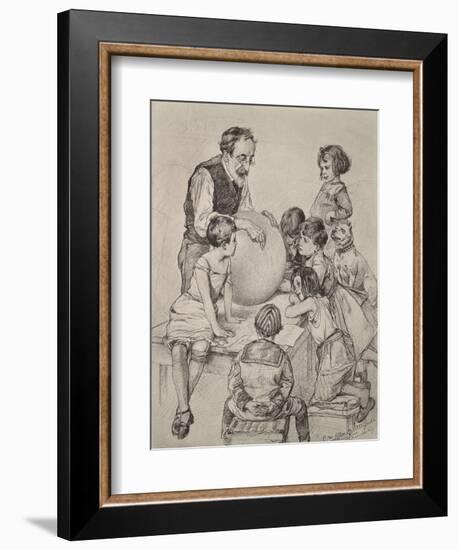 Die Circusschule (The Circus School)-null-Framed Giclee Print