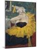 Die Clownesse Cha-U-Kao, 1895-Henri de Toulouse-Lautrec-Mounted Giclee Print