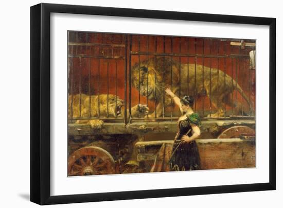 Die eifersüchtige Löwin-Paul Meyerheim-Framed Giclee Print