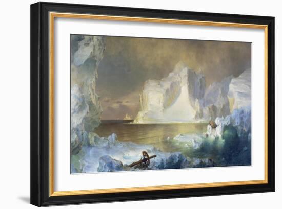 Die Eisberge. 1861-Frederic Edwin Church-Framed Giclee Print