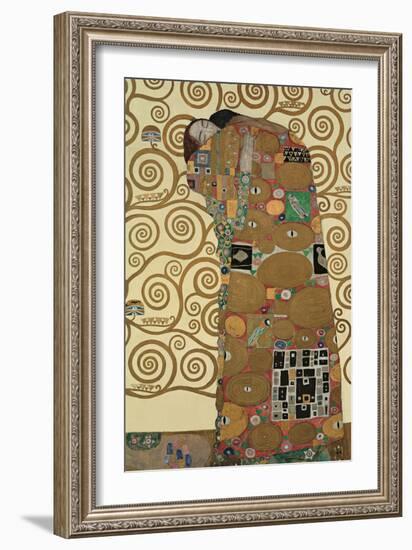 Die Erfüllung-Gustav Klimt-Framed Art Print