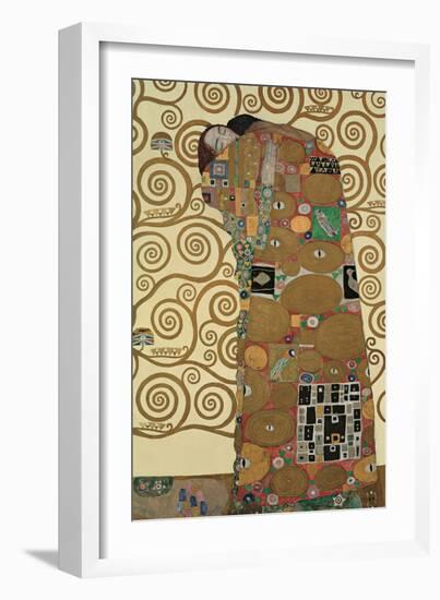 Die Erfüllung-Gustav Klimt-Framed Art Print