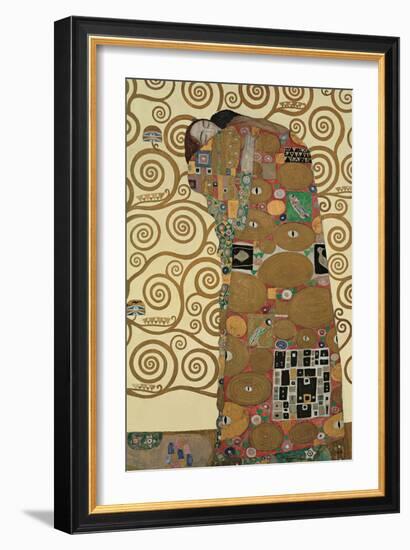 Die Erfüllung-Gustav Klimt-Framed Art Print