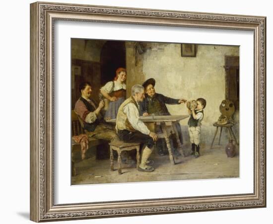 Die Erste Mass, 1894-Hugo Oehmichen-Framed Giclee Print