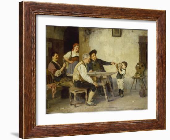 Die Erste Mass, 1894-Hugo Oehmichen-Framed Giclee Print