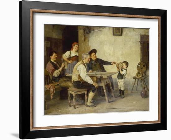 Die Erste Mass, 1894-Hugo Oehmichen-Framed Giclee Print