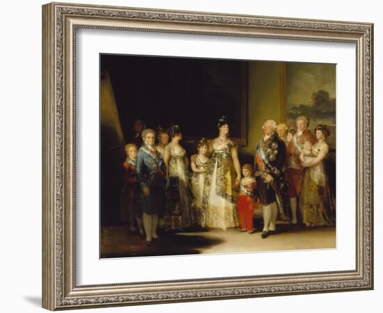 Die Familie Karls Iv. Von Spanien, 1800/1801-Francisco de Goya-Framed Giclee Print