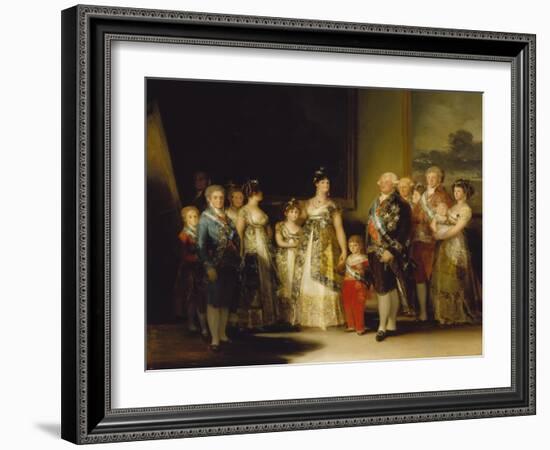 Die Familie Karls Iv. Von Spanien, 1800/1801-Francisco de Goya-Framed Giclee Print