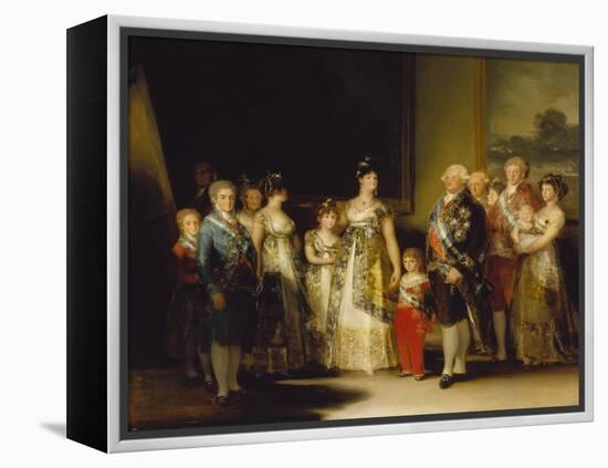 Die Familie Karls Iv. Von Spanien, 1800/1801-Francisco de Goya-Framed Premier Image Canvas