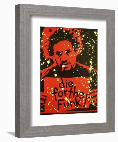 Die for the Funk-Abstract Graffiti-Framed Giclee Print