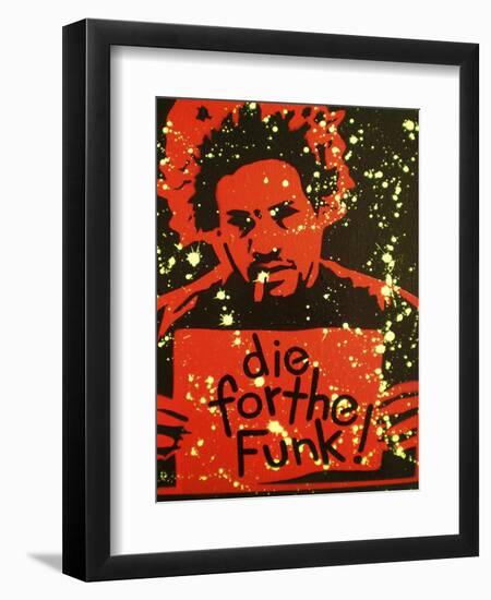 Die for the Funk-Abstract Graffiti-Framed Giclee Print