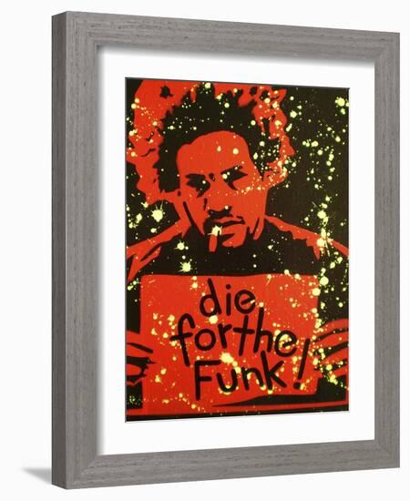 Die for the Funk-Abstract Graffiti-Framed Giclee Print