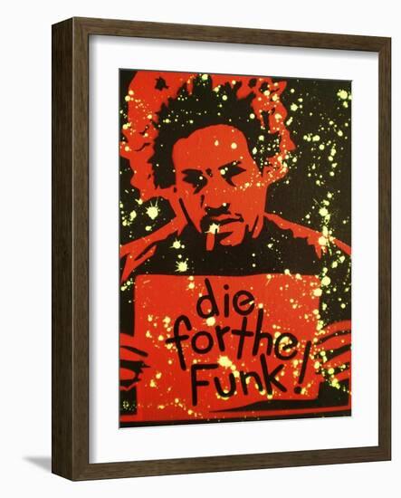Die for the Funk-Abstract Graffiti-Framed Giclee Print