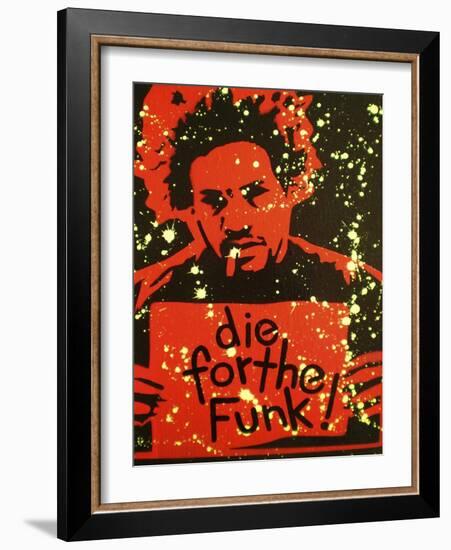 Die for the Funk-Abstract Graffiti-Framed Giclee Print