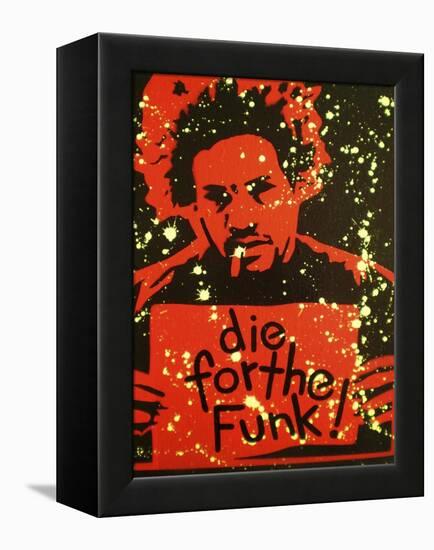 Die for the Funk-Abstract Graffiti-Framed Premier Image Canvas