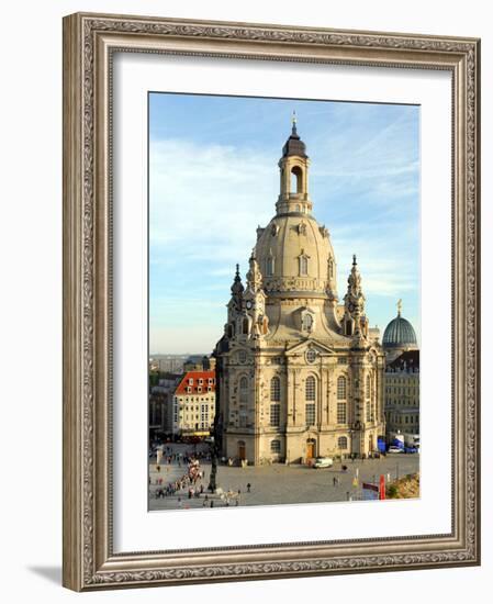 Die Frauenkirche in Dresden-Matthias Rietschel-Framed Photographic Print