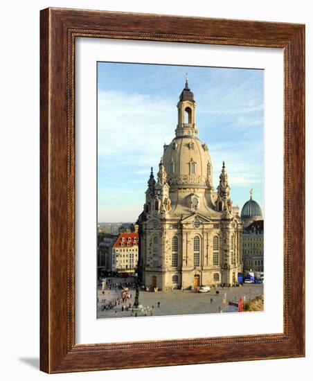 Die Frauenkirche in Dresden-Matthias Rietschel-Framed Photographic Print