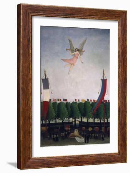 Die Freiheit Laedt die Kuenstler Zum 22. Salon Der Unabhaengigen Ein, 1906-Henri Rousseau-Framed Giclee Print